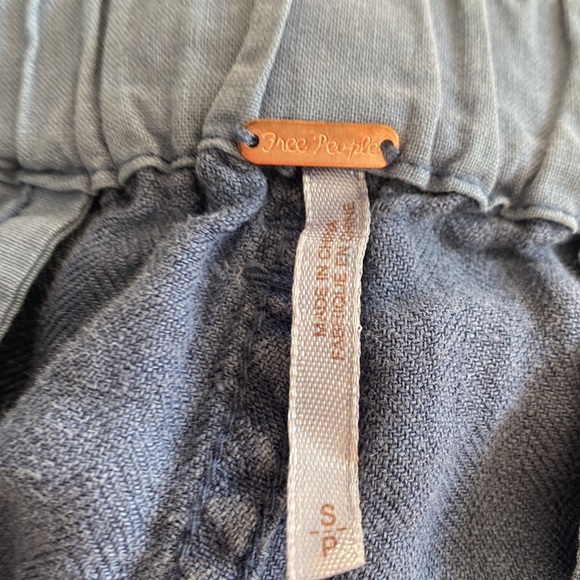 Free People S Linen High Waist Pant - Picture 2 of 12